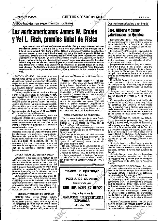 ABC MADRID 15-10-1980 página 49