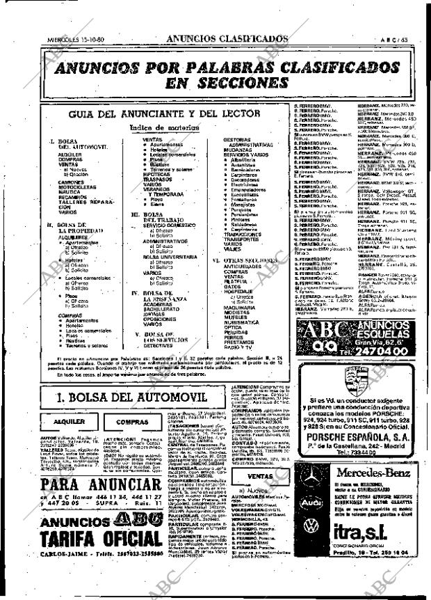 ABC MADRID 15-10-1980 página 81