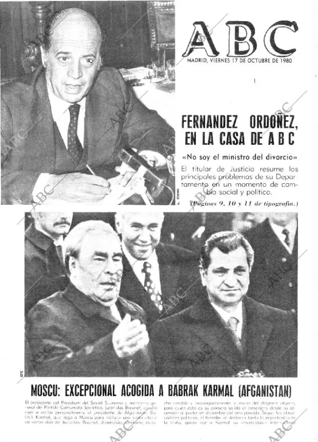 ABC MADRID 17-10-1980 página 1
