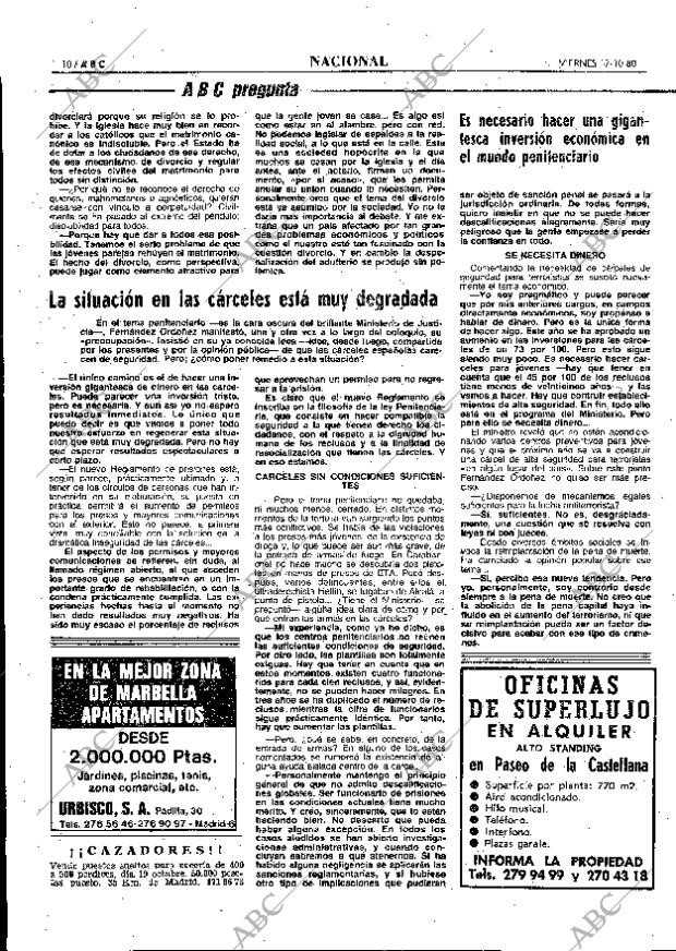 ABC MADRID 17-10-1980 página 22