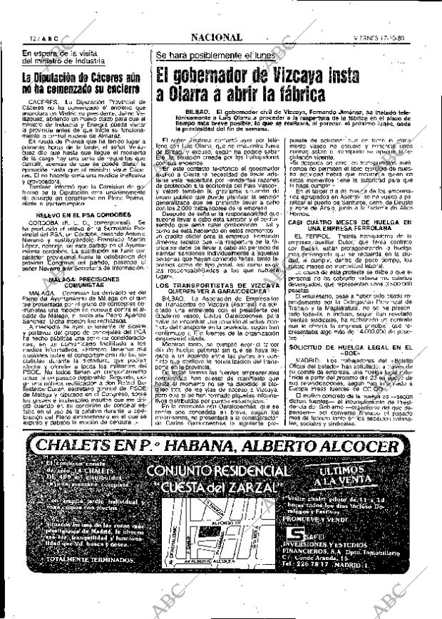 ABC MADRID 17-10-1980 página 24