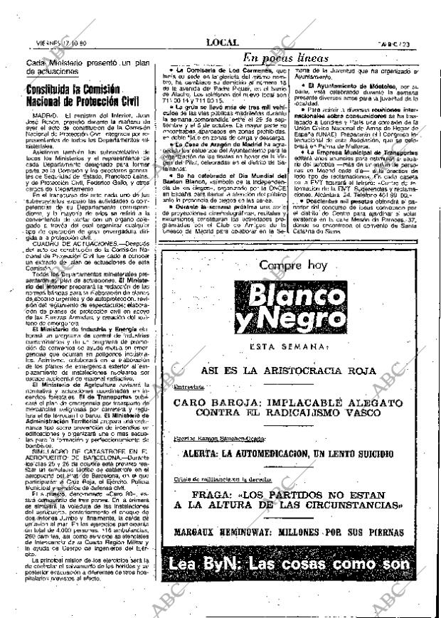 ABC MADRID 17-10-1980 página 35