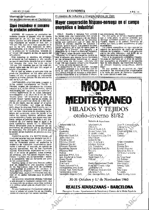 ABC MADRID 17-10-1980 página 57