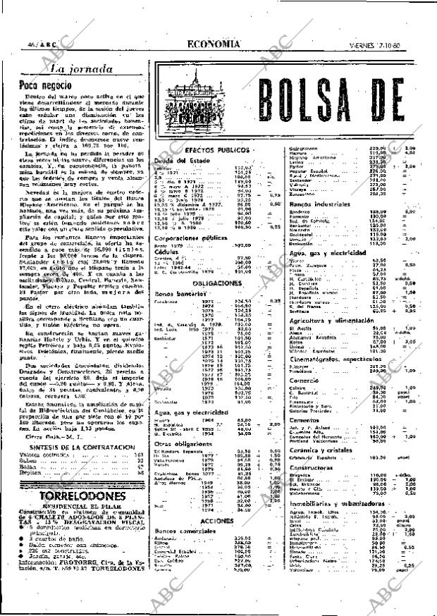 ABC MADRID 17-10-1980 página 58