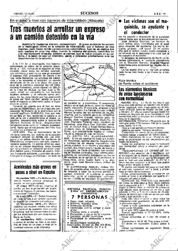 ABC MADRID 17-10-1980 página 61