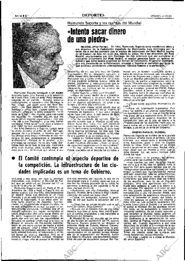 ABC MADRID 17-10-1980 página 66