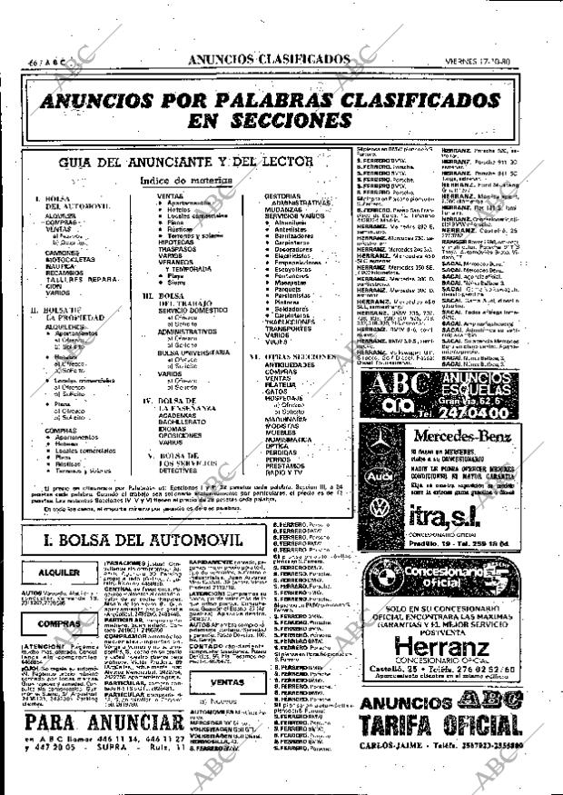 ABC MADRID 17-10-1980 página 78