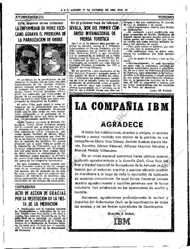 ABC SEVILLA 17-10-1980 página 29