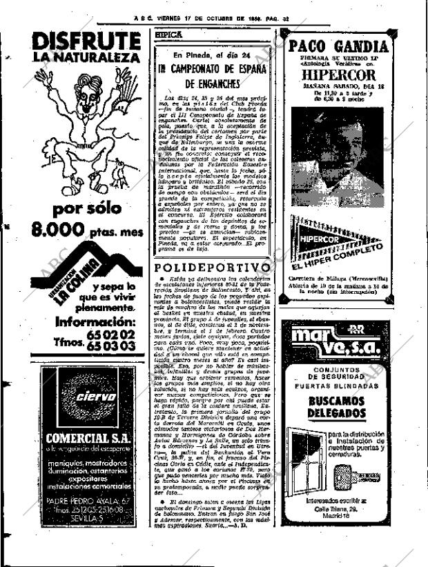 ABC SEVILLA 17-10-1980 página 40