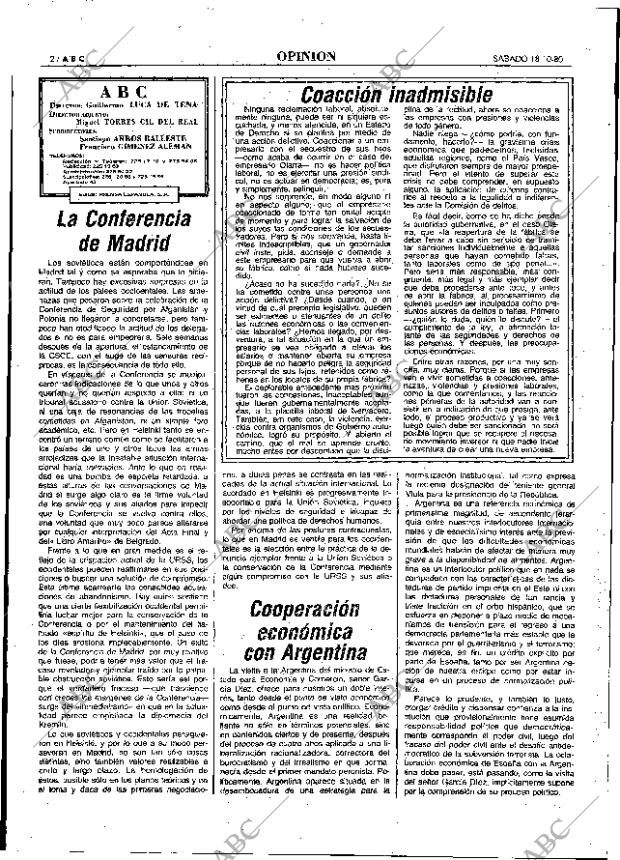 ABC MADRID 18-10-1980 página 14