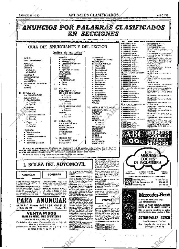 ABC MADRID 18-10-1980 página 81