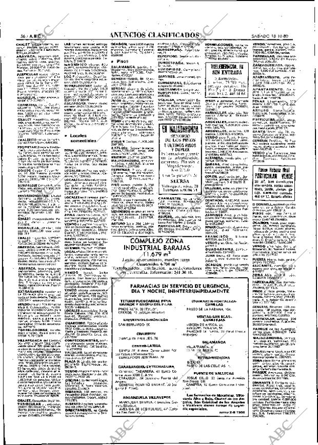 ABC MADRID 18-10-1980 página 84