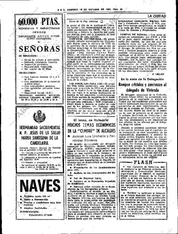 ABC SEVILLA 19-10-1980 página 40