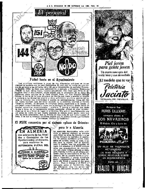 ABC SEVILLA 19-10-1980 página 51