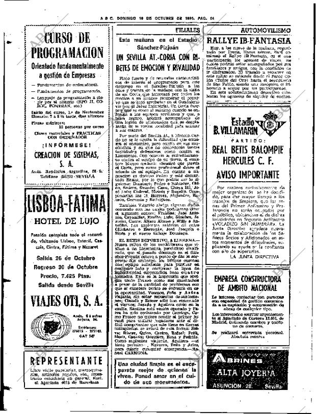 ABC SEVILLA 19-10-1980 página 70