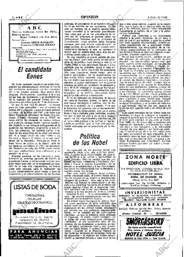 ABC MADRID 23-10-1980 página 18