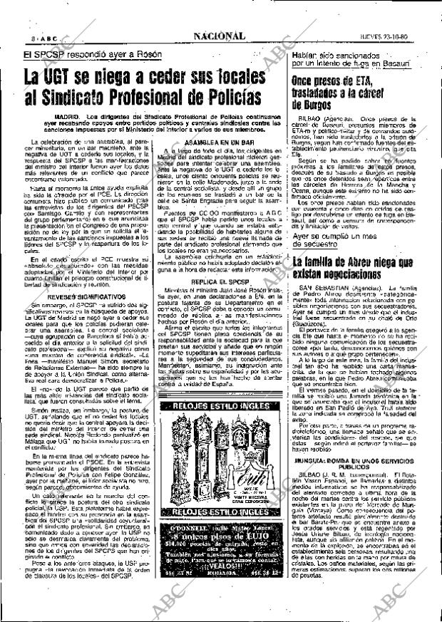 ABC MADRID 23-10-1980 página 24