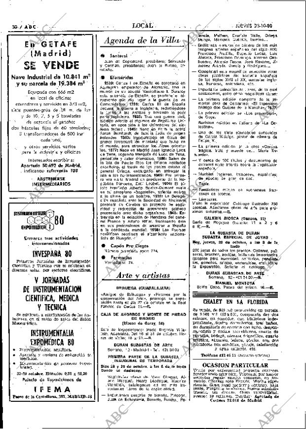 ABC MADRID 23-10-1980 página 46