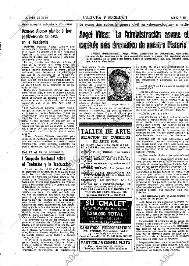 ABC MADRID 23-10-1980 página 51