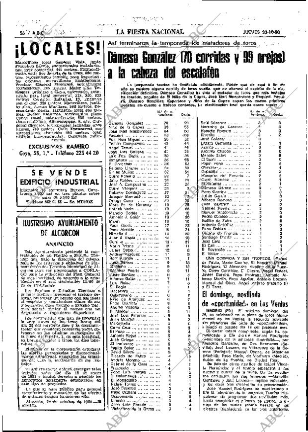 ABC MADRID 23-10-1980 página 72