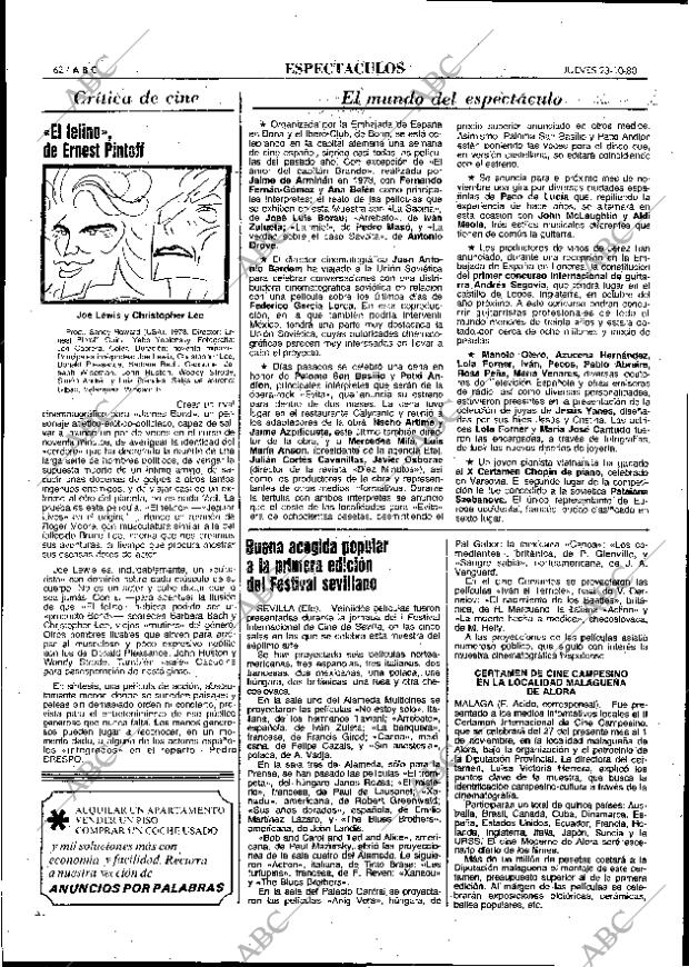 ABC MADRID 23-10-1980 página 78