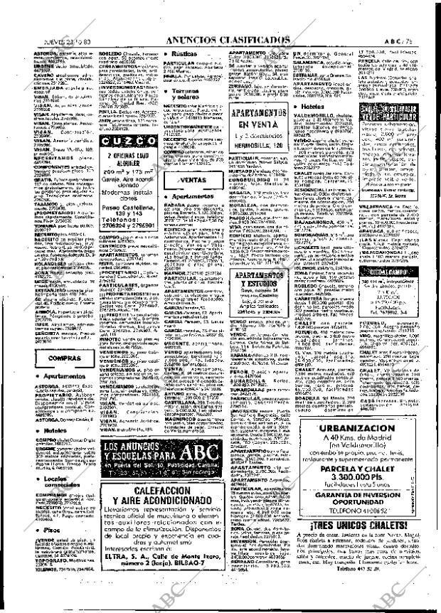 ABC MADRID 23-10-1980 página 91