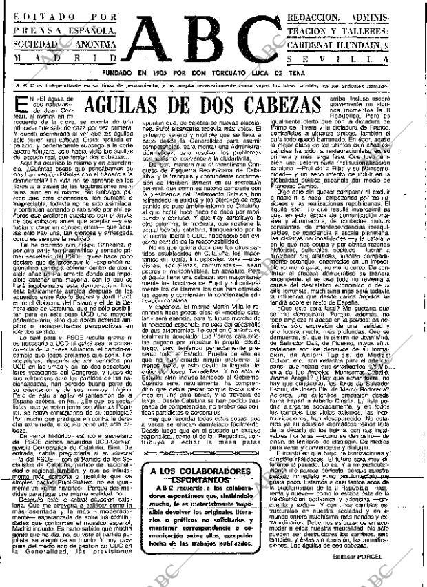 ABC SEVILLA 25-10-1980 página 3