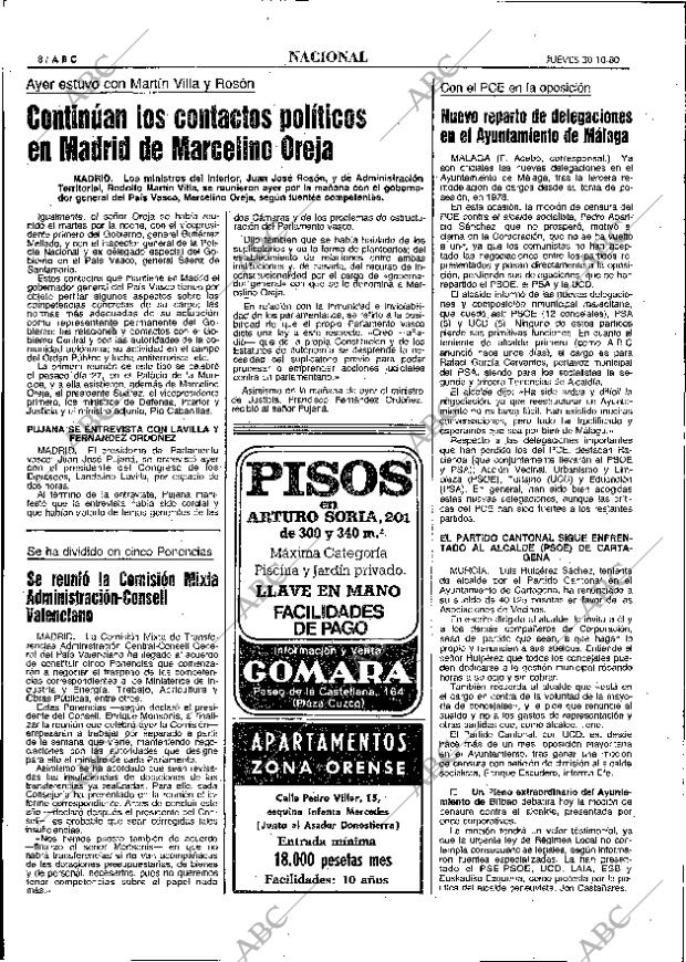 ABC MADRID 30-10-1980 página 20