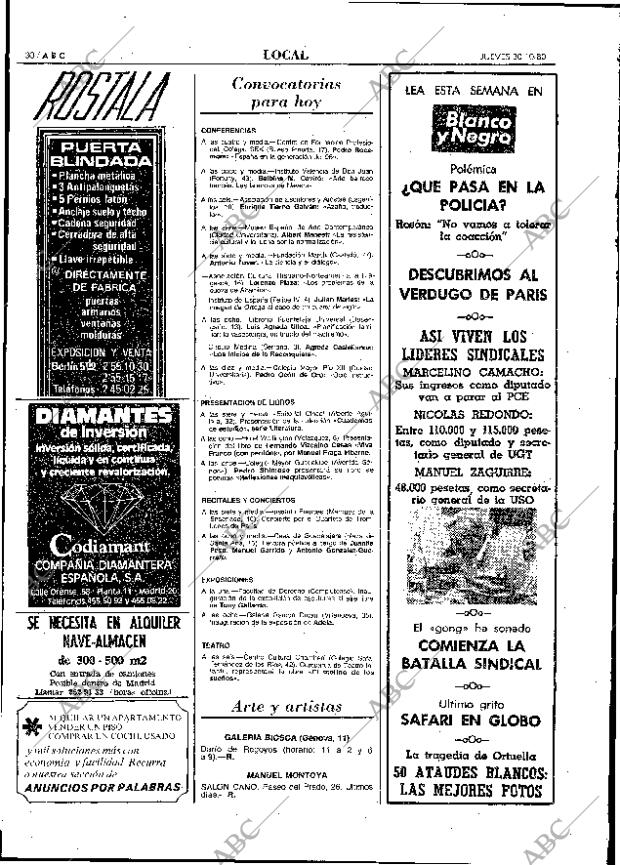 ABC MADRID 30-10-1980 página 42
