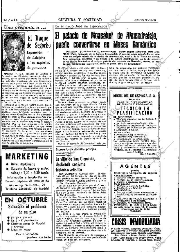 ABC MADRID 30-10-1980 página 46