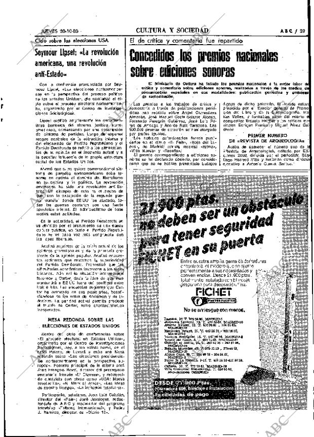 ABC MADRID 30-10-1980 página 51