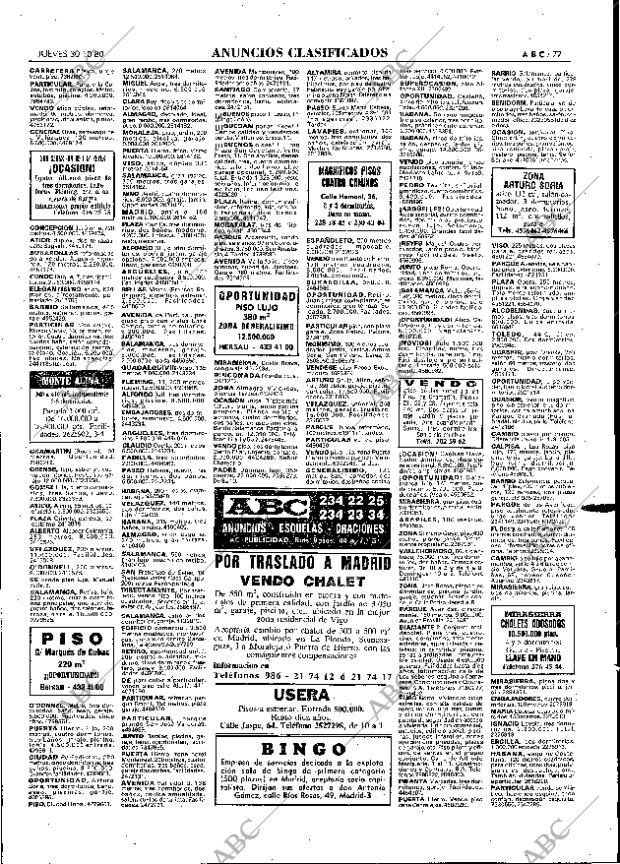 ABC MADRID 30-10-1980 página 89
