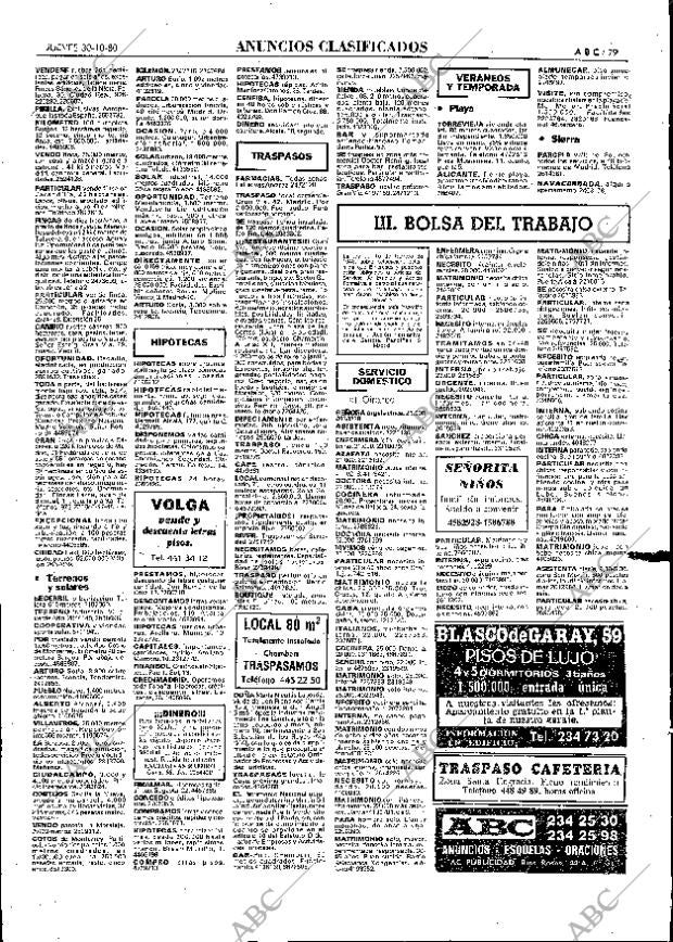 ABC MADRID 30-10-1980 página 91