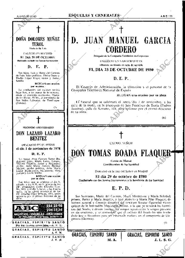 ABC MADRID 30-10-1980 página 97