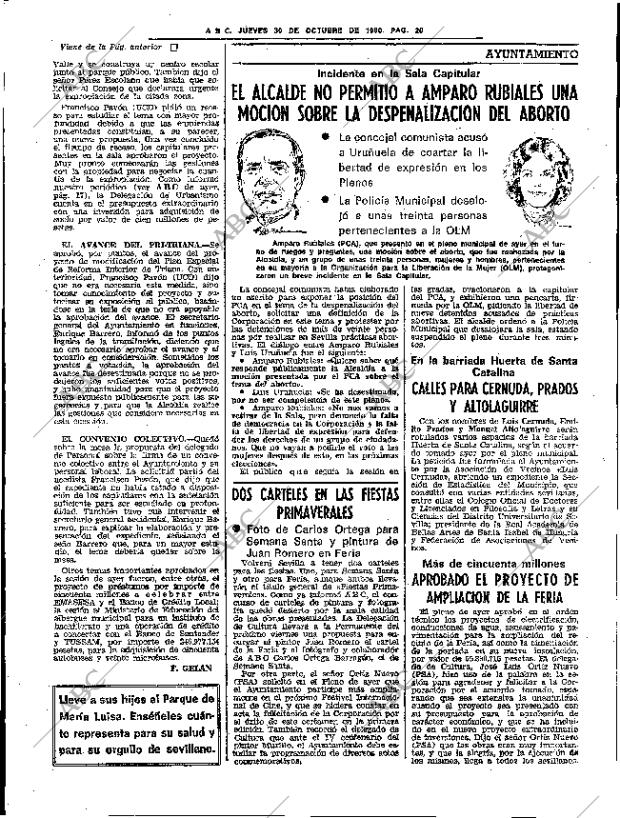 ABC SEVILLA 30-10-1980 página 36