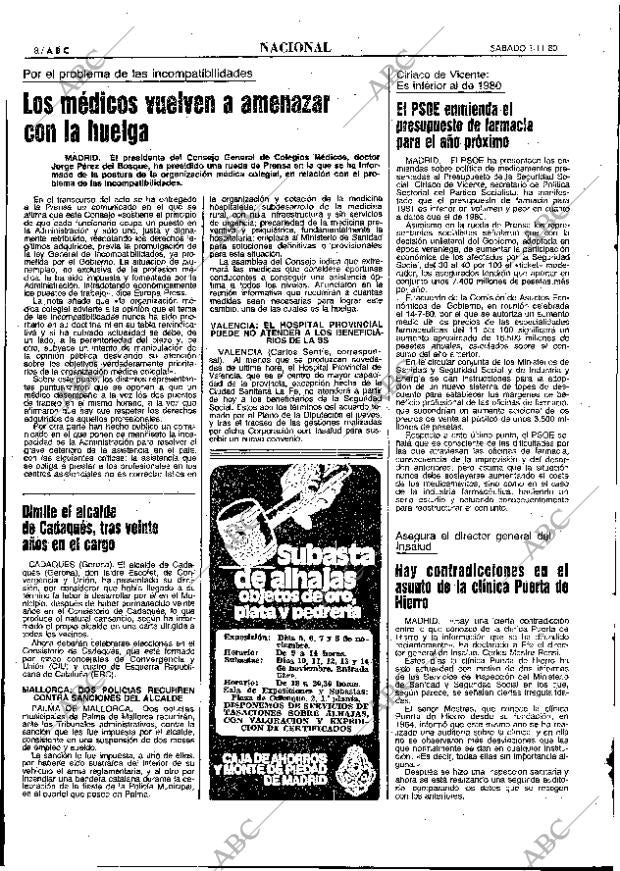 ABC MADRID 01-11-1980 página 20