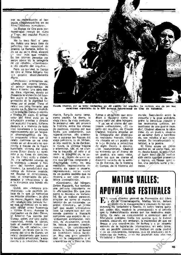 BLANCO Y NEGRO MADRID 05-11-1980 página 45