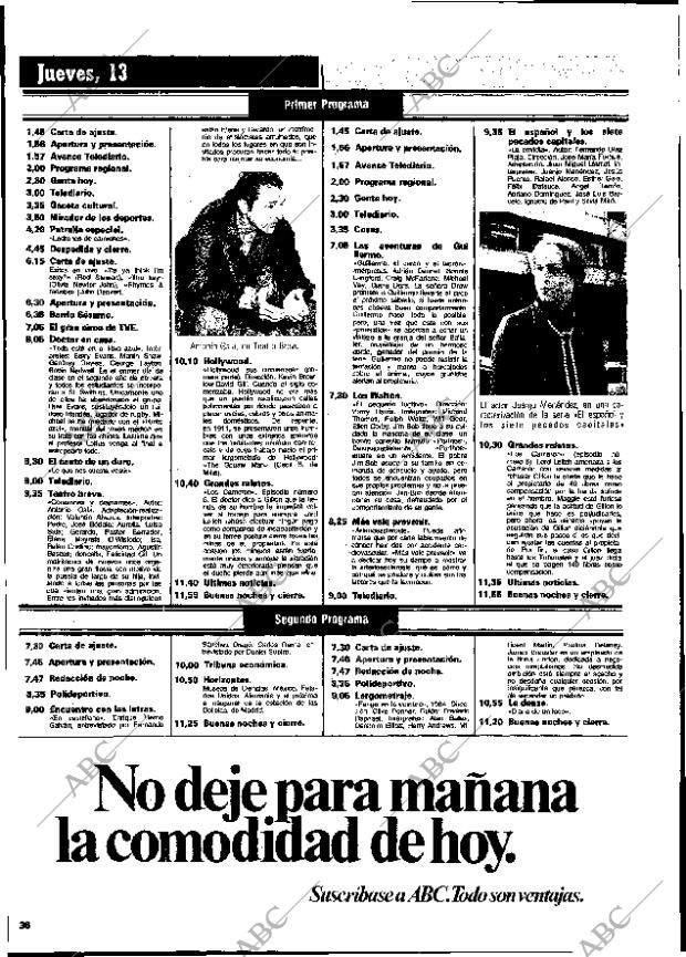 ABC MADRID 13-11-1980 página 118