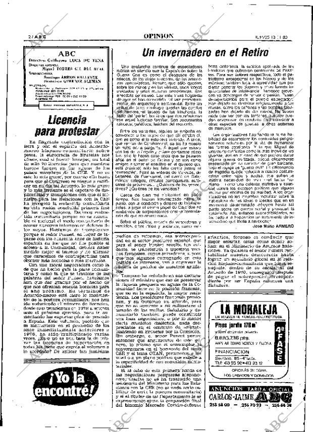 ABC MADRID 13-11-1980 página 22