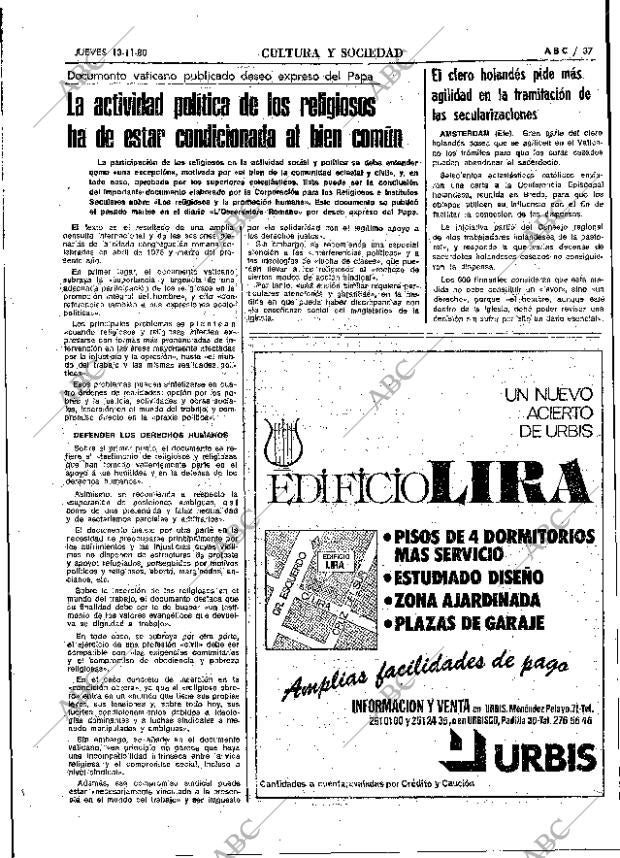 ABC MADRID 13-11-1980 página 57