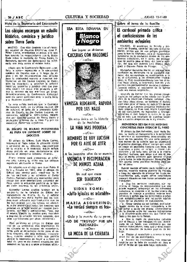 ABC MADRID 13-11-1980 página 58