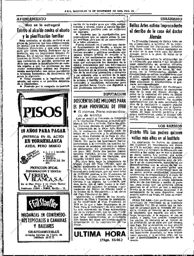 ABC SEVILLA 19-11-1980 página 40