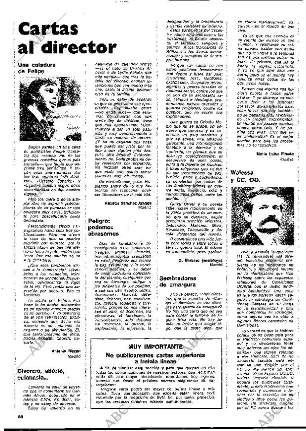 BLANCO Y NEGRO MADRID 19-11-1980 página 60