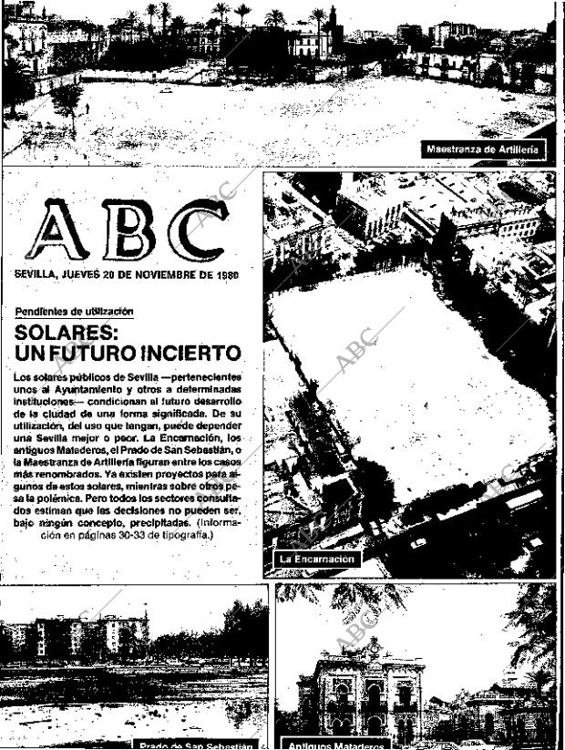 ABC SEVILLA 20-11-1980 página 1