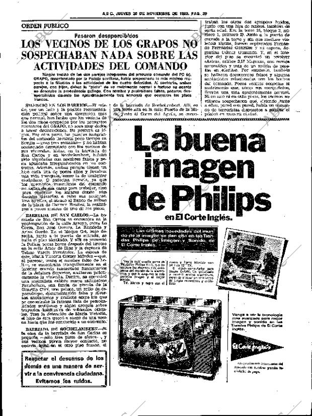 ABC SEVILLA 20-11-1980 página 41