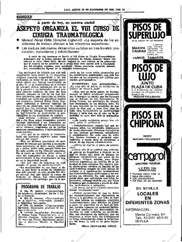 ABC SEVILLA 20-11-1980 página 47