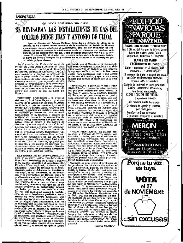 ABC SEVILLA 21-11-1980 página 43
