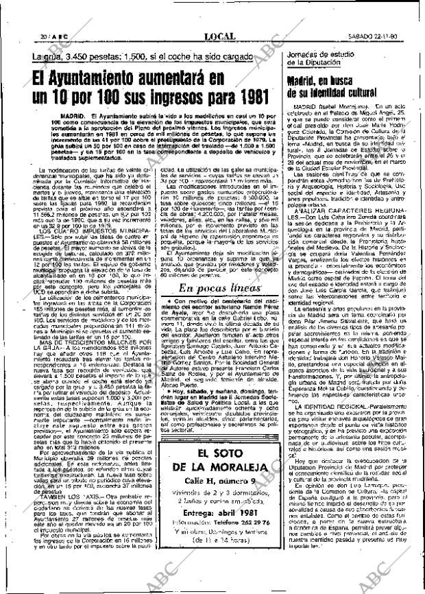 ABC MADRID 22-11-1980 página 28