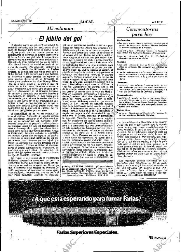 ABC MADRID 22-11-1980 página 29