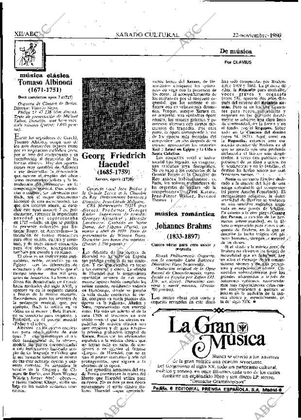 ABC MADRID 22-11-1980 página 52